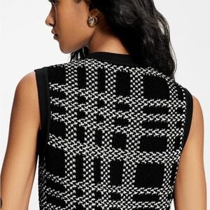 A.L.C. Monochrome Knit Pattern Top